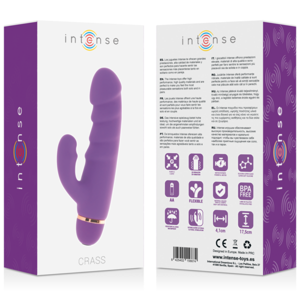 Intense Crass — Rabbit Vibrator, Waterproof, Lilac — Rabbit Vibrators — view 4