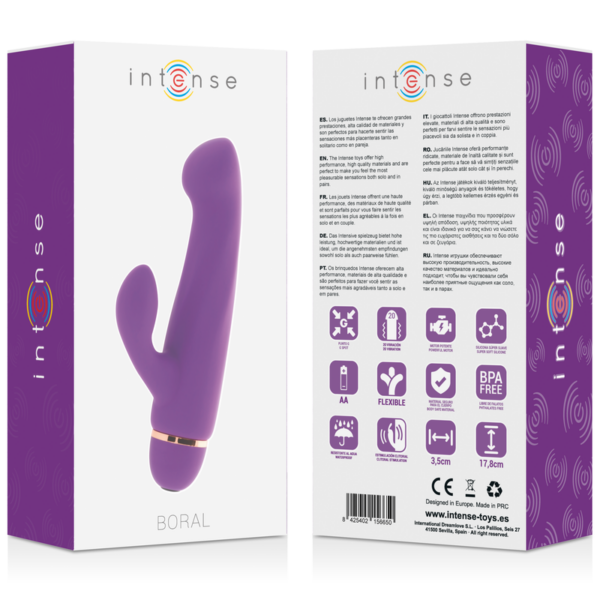 Intense Boral — Rabbit Vibrator, Waterproof, Lilac — Rabbit Vibrators — view 3