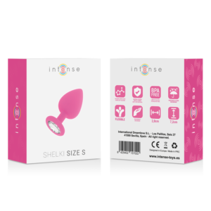 Intense Shelki — Butt Plug, Silicone, 7.2 cm, Fuchsia — Anal — view 4