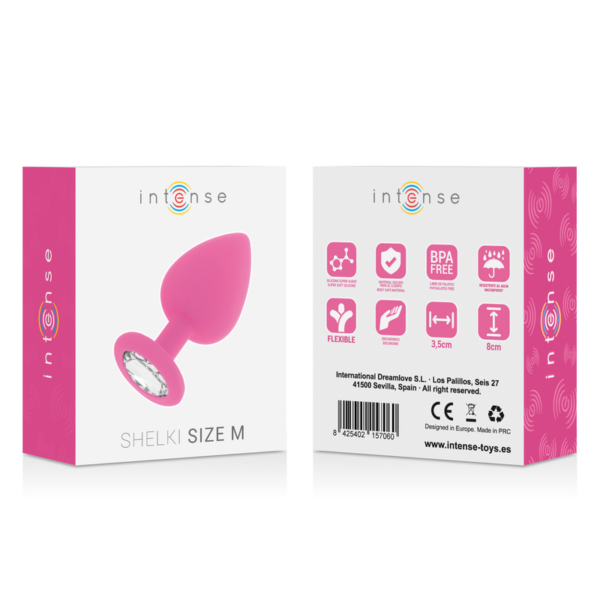 Intense Shelki — Butt Plug, Silicone, 8 cm, Fuchsia — Anal — view 6