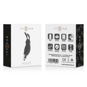 Intense Roger — Mini Vibrator, Black — Clitoral Stimulators — view 2