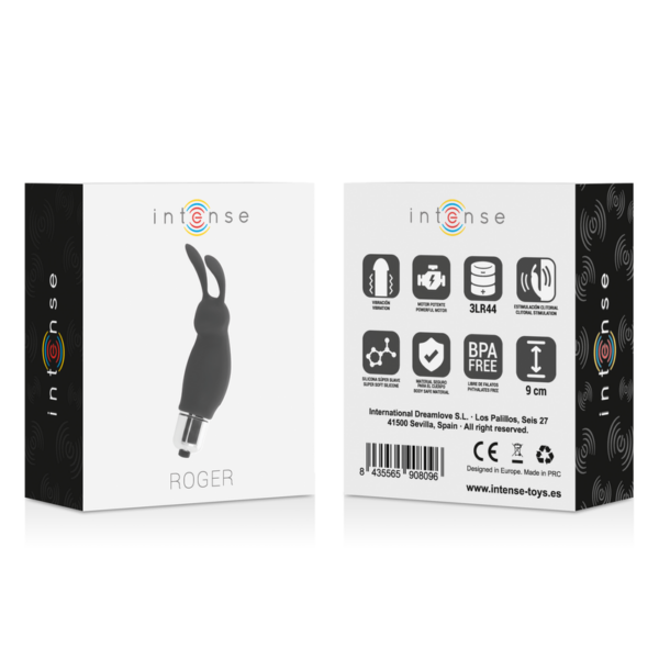 Intense Roger — Mini Vibrator, Black — Clitoral Stimulators — view 2