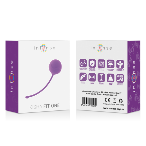 Intense Kisha Fit One — Kegel Balls, Silicone, Lilac — Ben Wa Balls — view 2