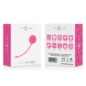 Intense Kisha Fit One — Kegel Balls, Silicone, Fuchsia — Ben Wa Balls — view 2