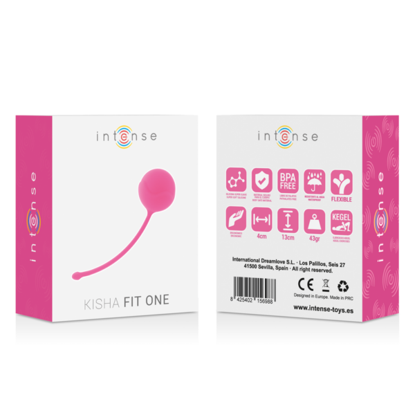 Intense Kisha Fit One — Kegel Balls, Silicone, Fuchsia — Ben Wa Balls — view 2