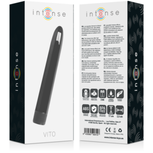 Intense Vito — Vibrator, Medium, Black — Classic Vibrators — view 4