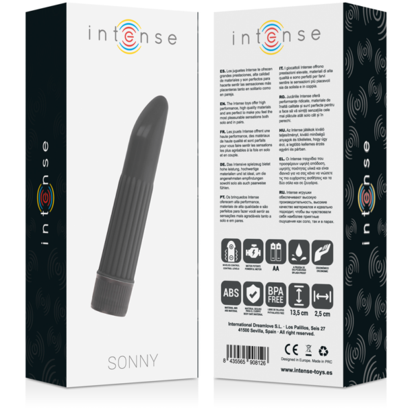 Intense Sonny — Mini Vibrator, Black — Classic Vibrators — view 4