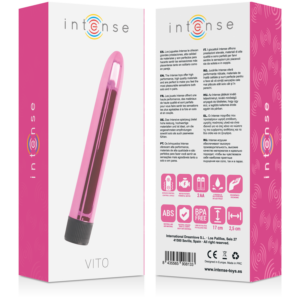 Intense Vito — Vibrator, Medium, Pink — Classic Vibrators — view 3