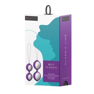 B Swish Bfit Classic — Kegel Balls, Violet — Ben Wa Balls — view 4