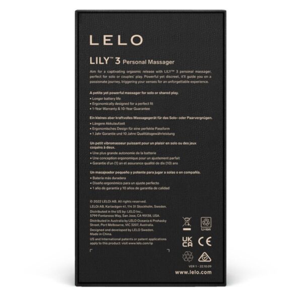 LELO LILY 3 PERSONAL MASSAGER - POLAR GREEN LELO Lily 3 — Personal Massager, Waterproof — Clitoral Stimulators — view 3