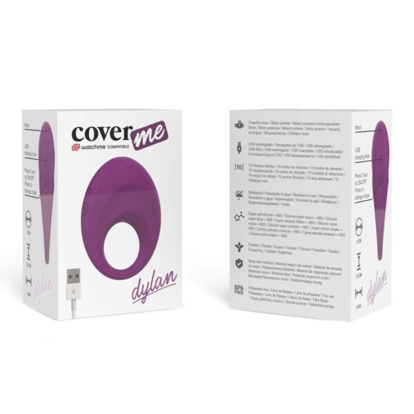 Coverme Dylan — Vibrating Cock Ring, Remote Control — Cock Rings — view 6