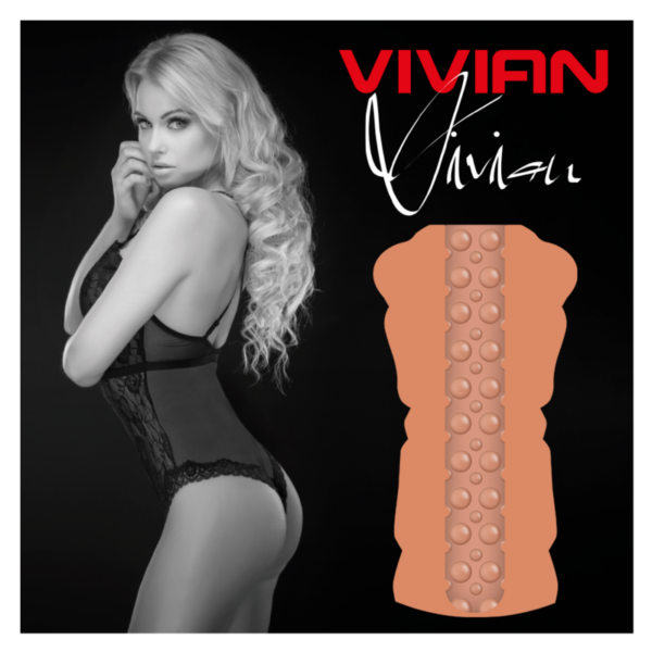 Jamyjob Signature Vivian — Male Masturbator, Vagina — Manual Strokers — view 8
