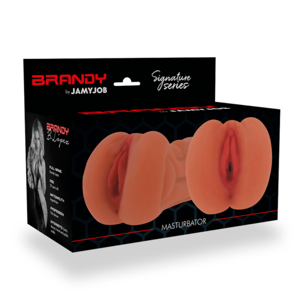 Jamyjob Signature Brandy — Male Masturbator, Vagina — Manual Strokers — view 8