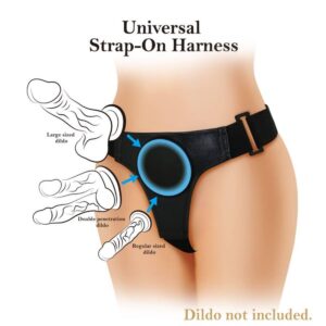 Pretty Love Universal — Strap-On Harness, Waterproof, Black — Non-Vibrating Harnesses — view 3