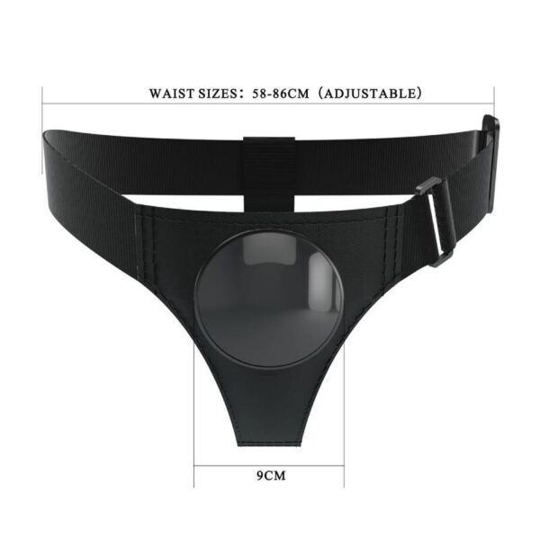Pretty Love Universal — Strap-On Harness, Waterproof, Black — Non-Vibrating Harnesses — view 4
