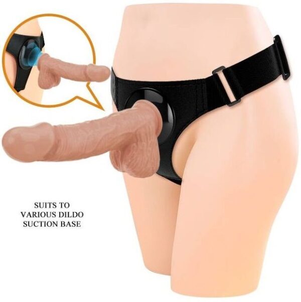 Pretty Love Jerry — Strap-On Dildo, Natural — Non-Vibrating Harnesses