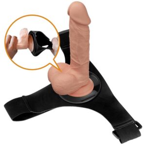 Pretty Love Jerry — Strap-On Dildo, Natural — Non-Vibrating Harnesses — view 3