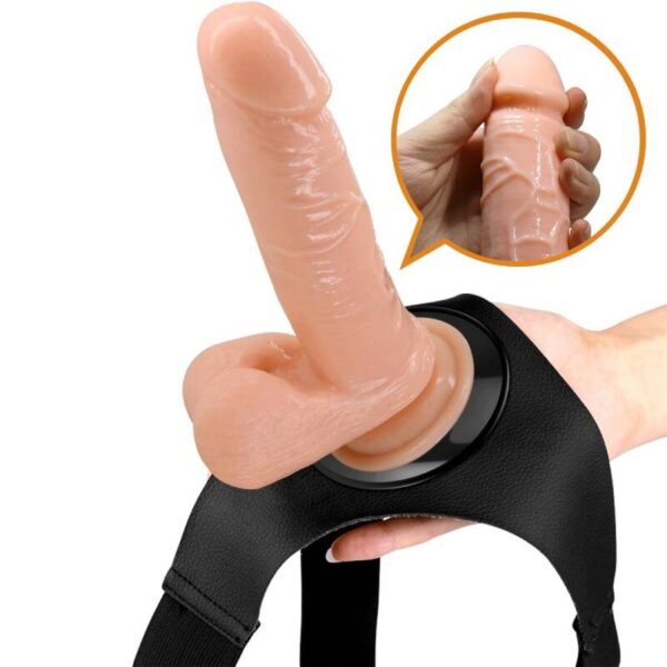 Pretty Love Tom — Strap-On Dildo, 20 cm, Natural — Non-Vibrating Harnesses — view 8