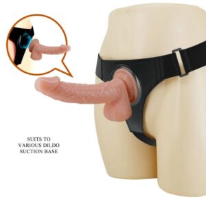Pretty Love Kevin — Strap-On Dildo, 19 cm, Natural — Non-Vibrating Harnesses