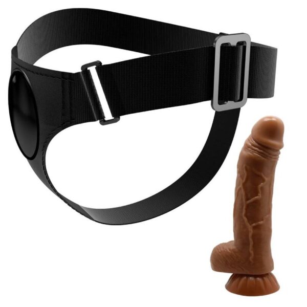 Pretty Love Micheal — Strap-On Dildo, 20 cm, Light Brown — Non-Vibrating Harnesses — view 8