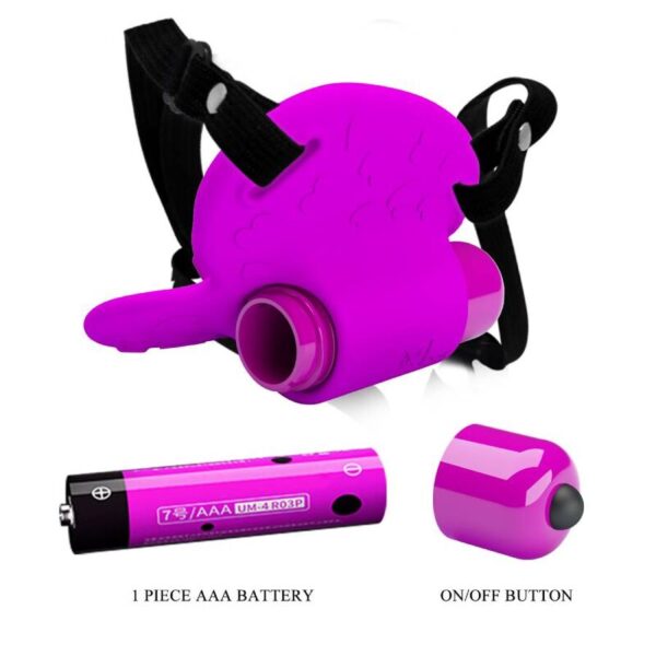Pretty Love Heartbeat — Clitoral Vibrator, Silicone, Purple — Clitoral Stimulators — view 6