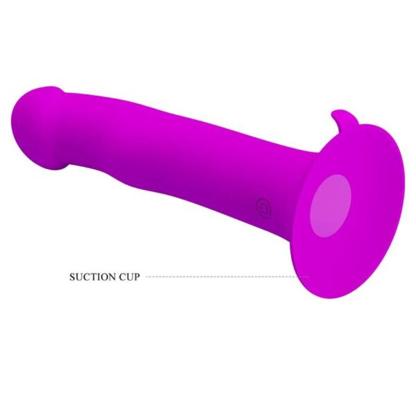 Pretty Love Murray — Vibrating Dildo, Suction Cup, Purple — G-Spot Dildos — view 10