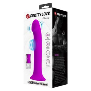 Pretty Love Murray — Vibrating Dildo, Suction Cup, Purple — G-Spot Dildos — view 4