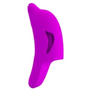 Pretty Love Delphini — Finger Vibrator, Rechargeable, Purple — Clitoral Stimulators