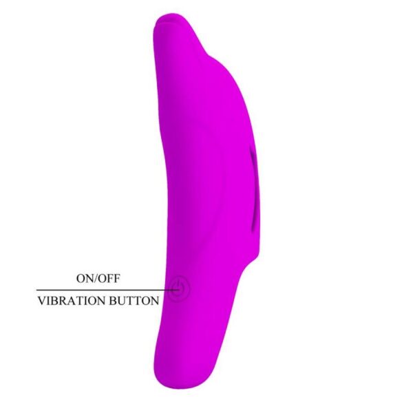 Pretty Love Delphini — Finger Vibrator, Rechargeable, Purple — Clitoral Stimulators — view 8
