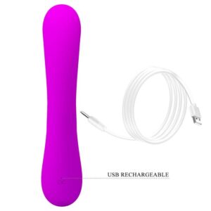 Pretty Love Sincere — Rabbit Vibrator, Rechargeable, Purple — G-Spot Vibrators — view 3