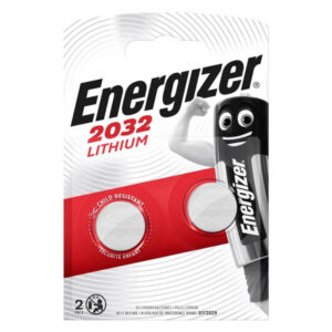 Energizer Lithium Button CR2032 — Batteries, 2 Pack — Batteries & Spare Parts