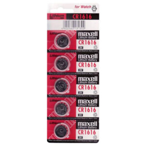 Maxell Lithium CR1616 — Batteries, 5 Pack — Batteries & Spare Parts