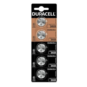 Duracell Lithium Button CR2025 — Batteries, 5 Pack — Batteries & Spare Parts