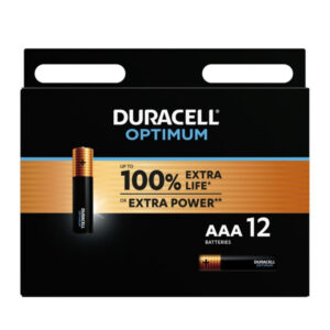 Duracell Optimum AAA LR03 — Batteries, 12 Pack — Batteries & Spare Parts