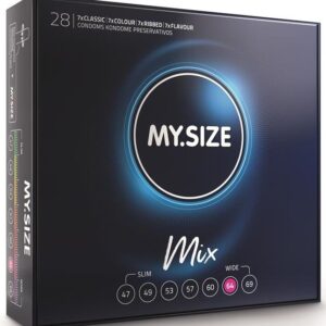 My Size Mix 64 — Assorted Condoms, 28 Pack — Condom Multipacks