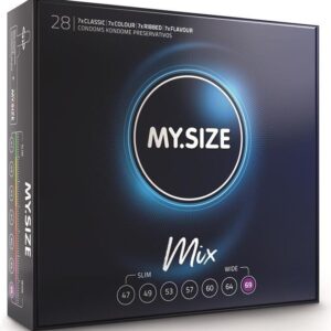 My Size Mix 69 — Assorted Condoms, 28 Pack — Bulk Condom Packs