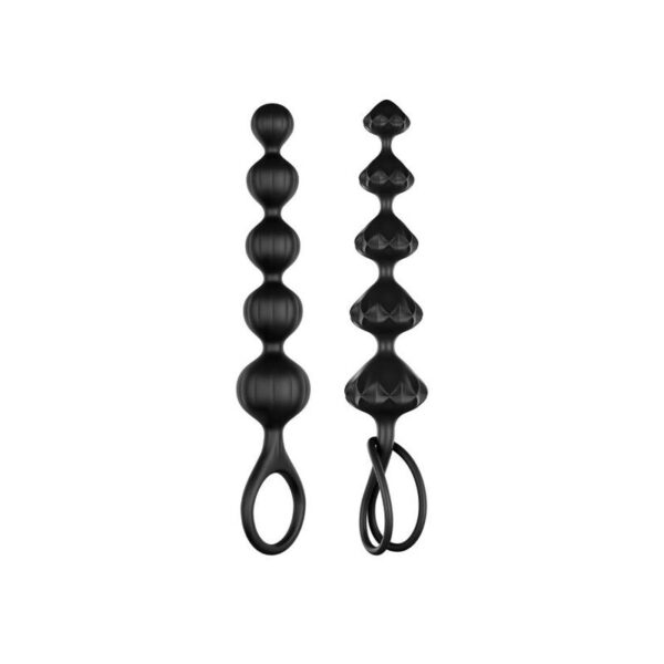 Satisfyer Love Beads — Anal Beads, Silicone, Black — view 5