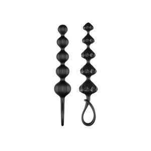 Satisfyer Love Beads — Anal Beads, Silicone, Black — view 4