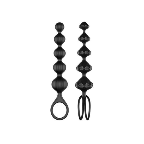Satisfyer Love Beads — Anal Beads, Silicone, Black — view 3