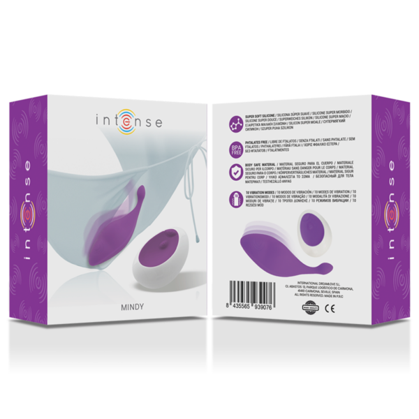 Intense Mindy — Panty Vibrator, Remote Control, Purple — Clitoral Stimulators — view 7