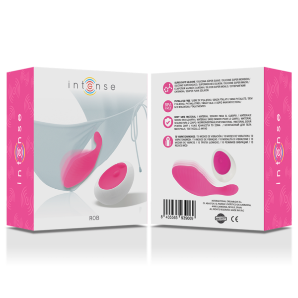 Intense Rob — Panty Vibrator, Remote Control, Pink — Clitoral Stimulators — view 4