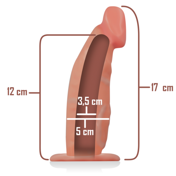 Intense — Hollow Strap-On, 18 cm — Hollow Strap-Ons — view 3