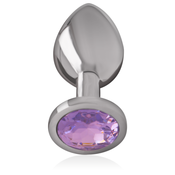 Intense — Jewelled Butt Plug, 7 cm, Violet — Anal — view 3