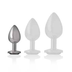 Intense — Jewelled Butt Plug, 7 cm, Black — Anal — view 4