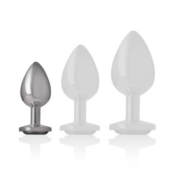 Intense — Jewelled Butt Plug, 7 cm, Black — Anal — view 4
