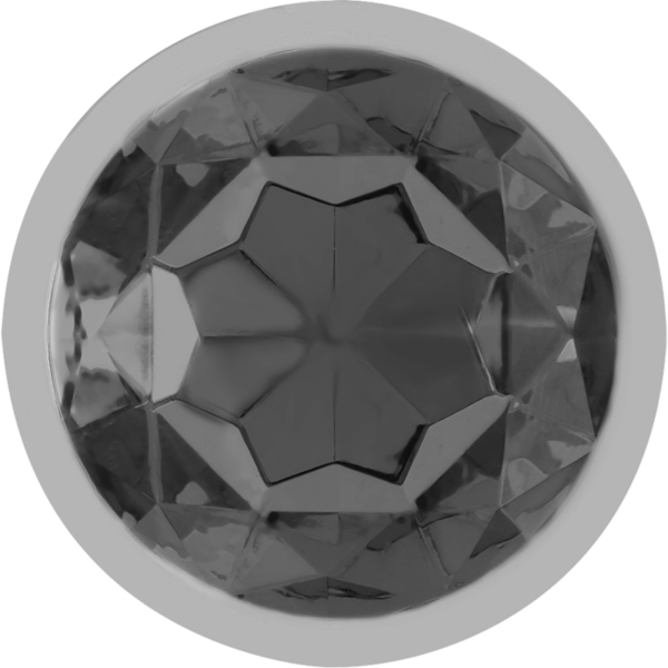 Intense — Jewelled Butt Plug, 9 cm, Black — Anal — view 5