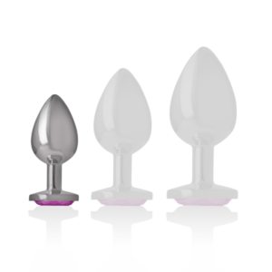 Intense — Jewelled Butt Plug, 7 cm, Pink — Anal — view 3