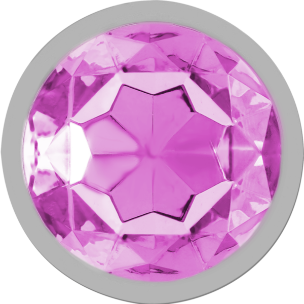 Intense — Jewelled Butt Plug, 8 cm, Pink — Anal — view 6