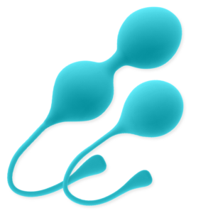 Intense Kendall Pack — Kegel Balls, Silicone, Blue — Ben Wa Balls