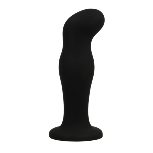 Black & Silver Sean — Butt Plug, Silicone, Black — Anal